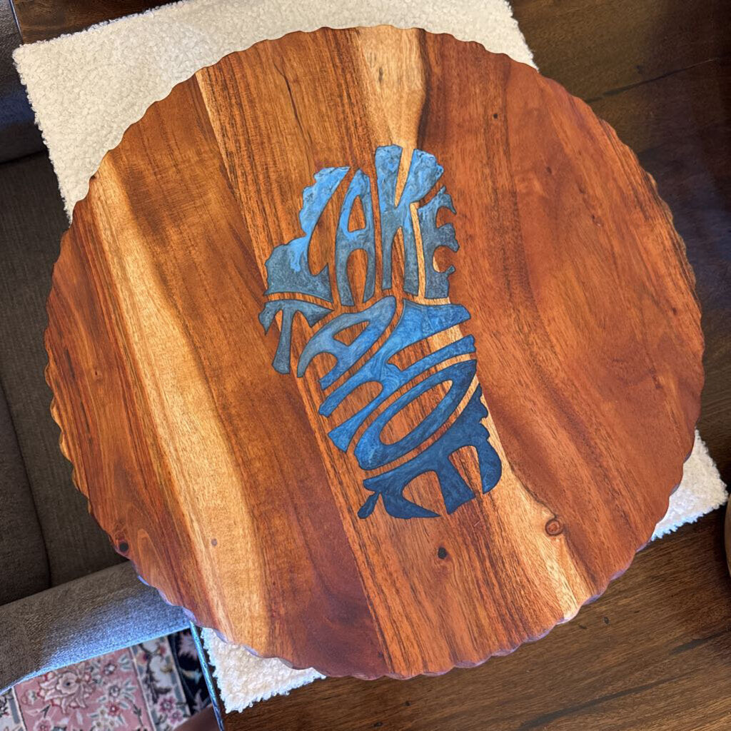 Lake Tahoe Lazy Susan By Rustic Incline
