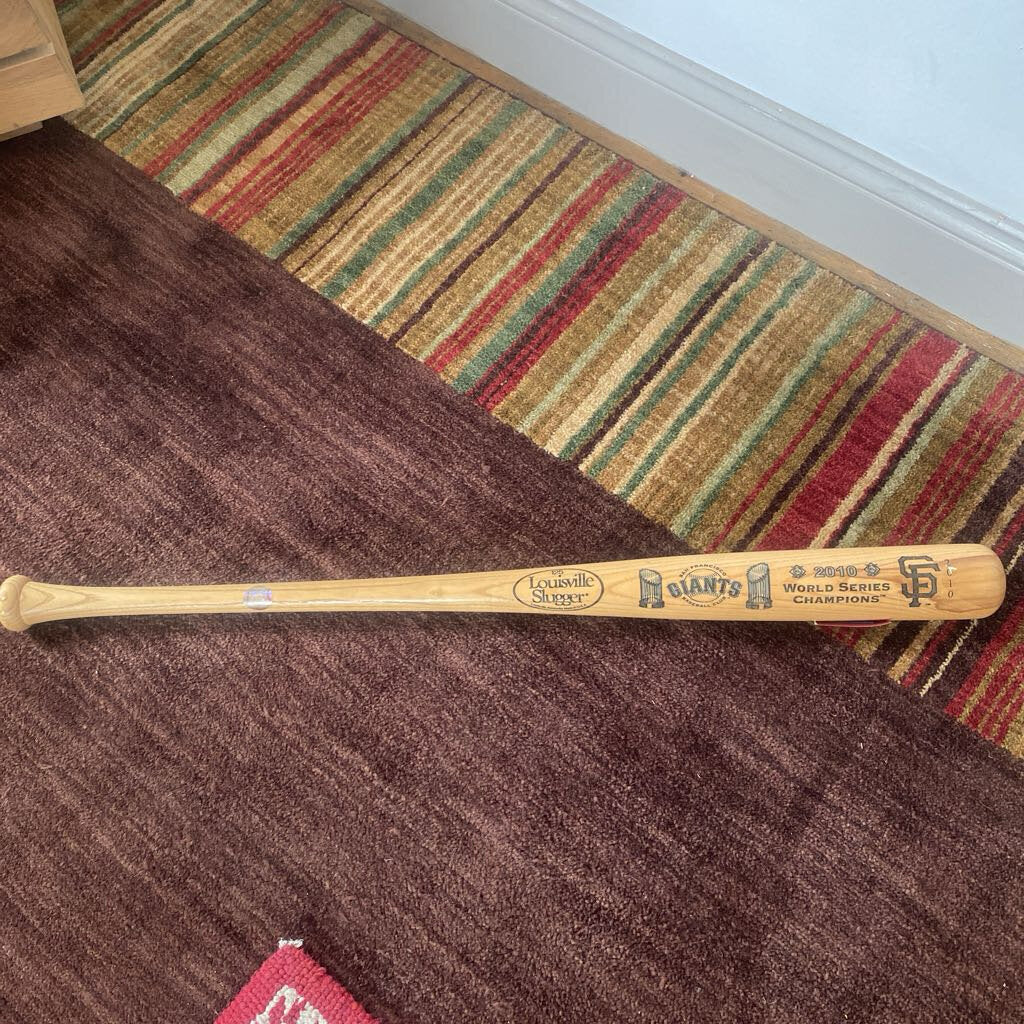 2010 World Series Giants Louisville Slugger Bat - Numbered