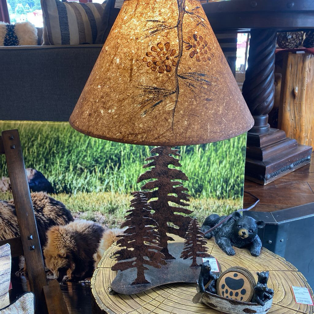 Metal Tree Lamp - Set of 2
