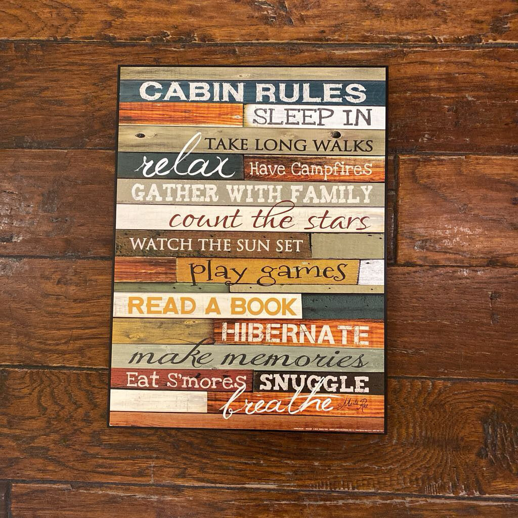 Cabin Rules