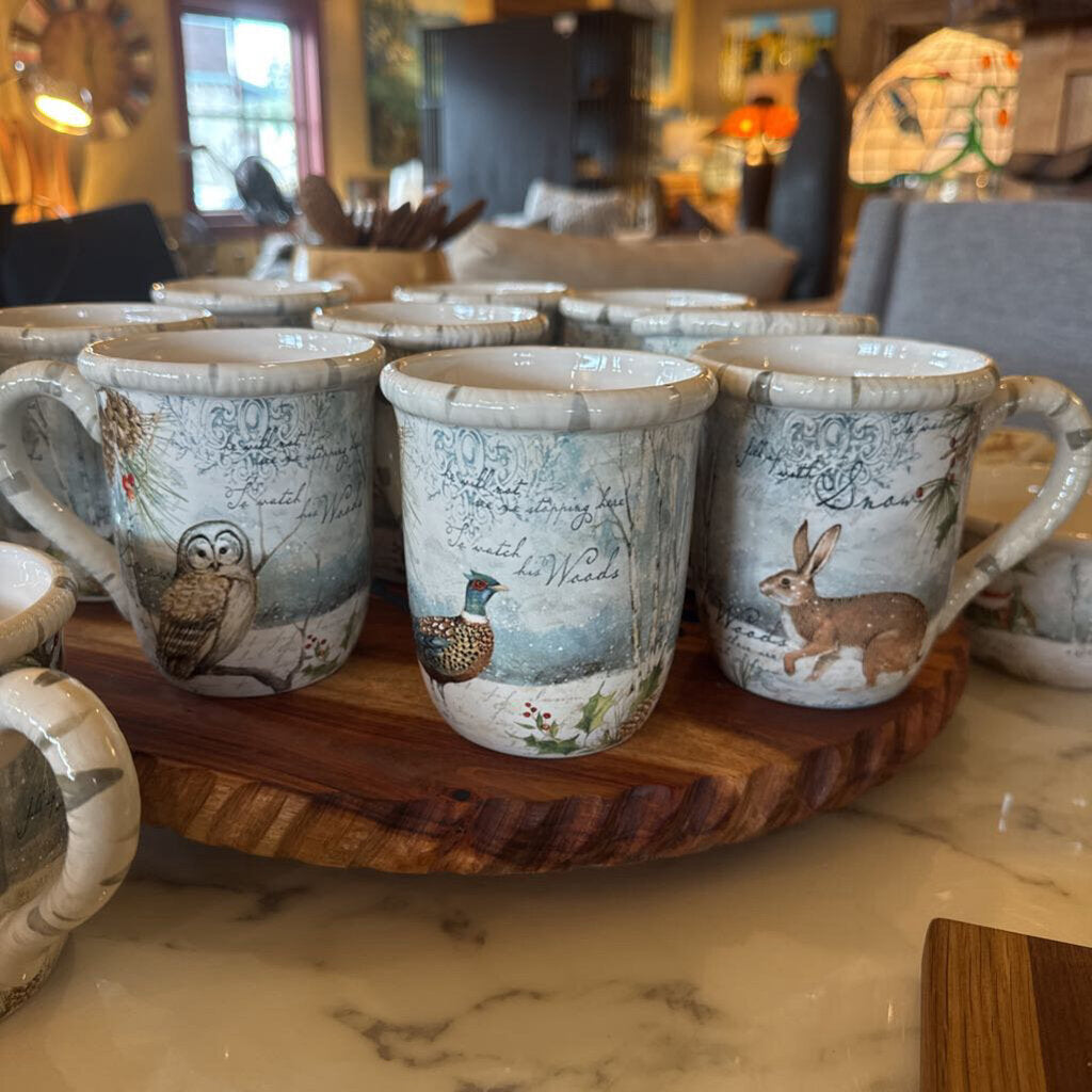 Certified International Winters Lodge Earthenware Dinnerware Collection - Service for 12