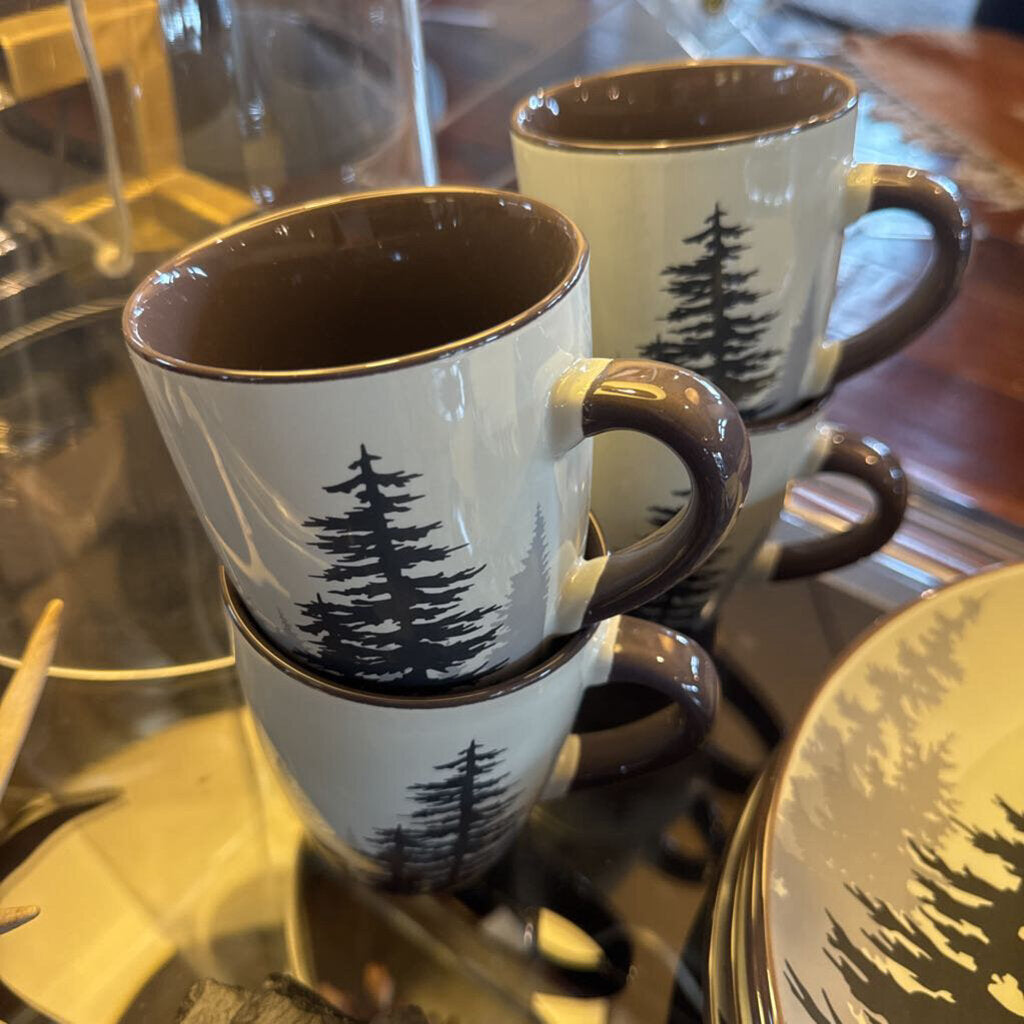 White River Home Deer in Pine - 16 Piece Set