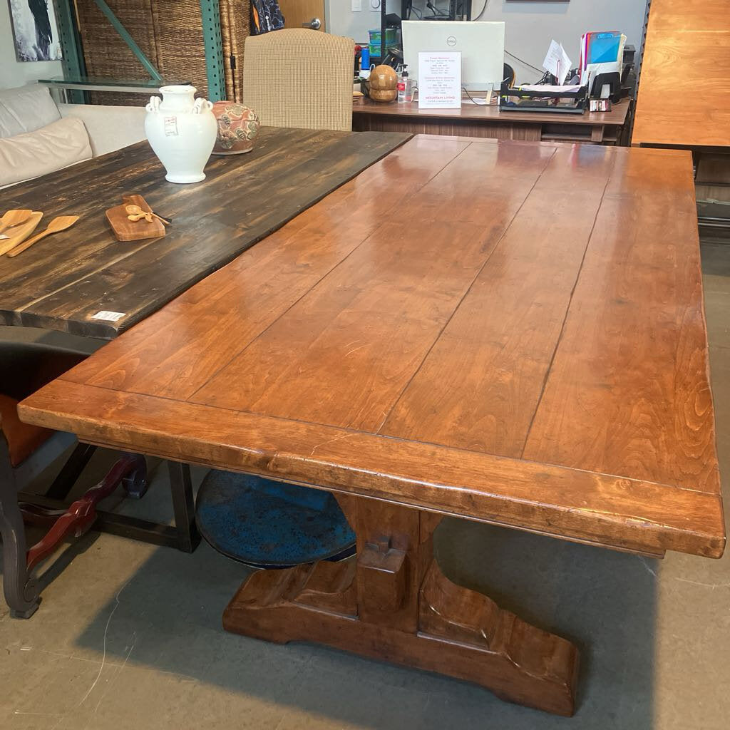 Rustic Trestle Dining Table