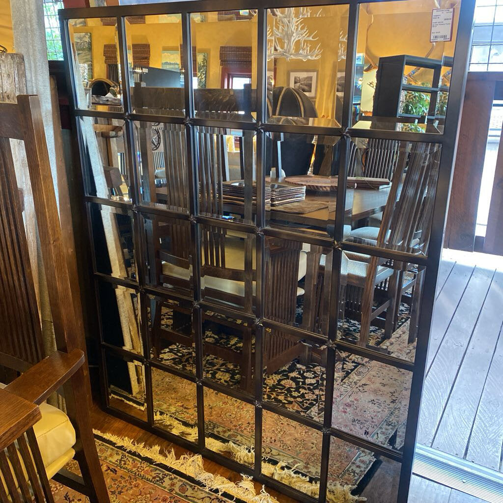Beveled Window Frame Mirror