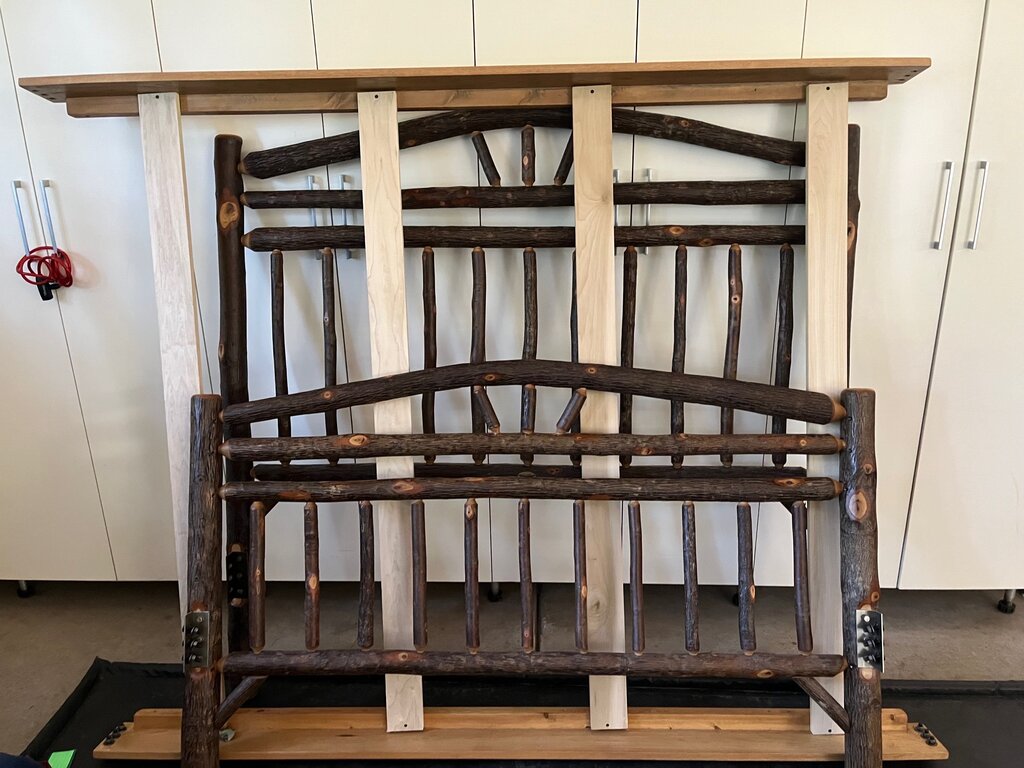 Hickory Queen Bed
