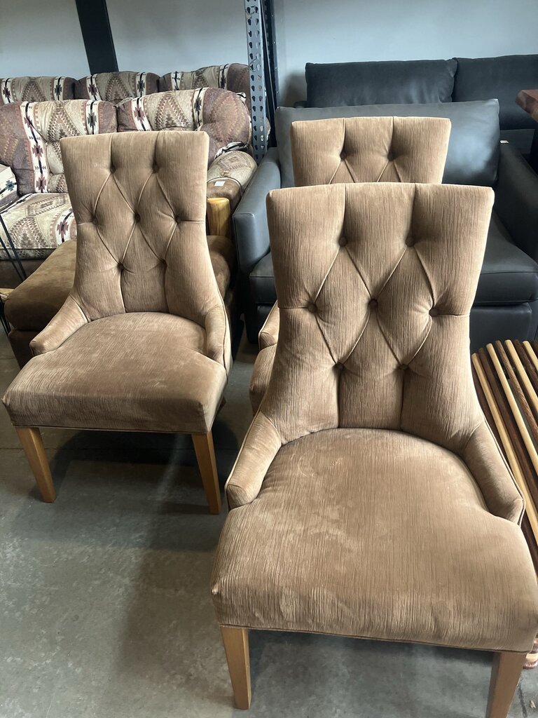Custom Upholstered Dining Chairs - Set of 4
