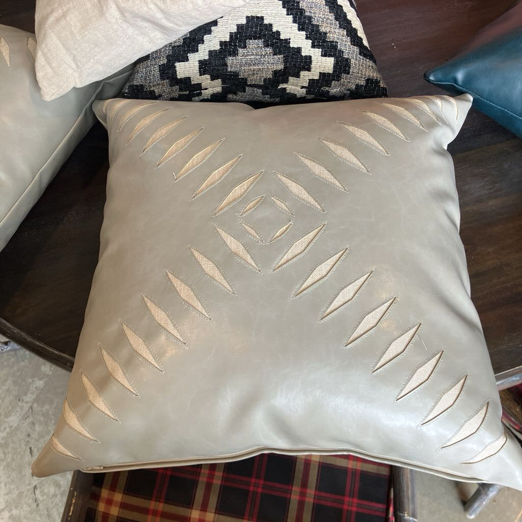 Eastern Accents Park City Faux Leather Pillow