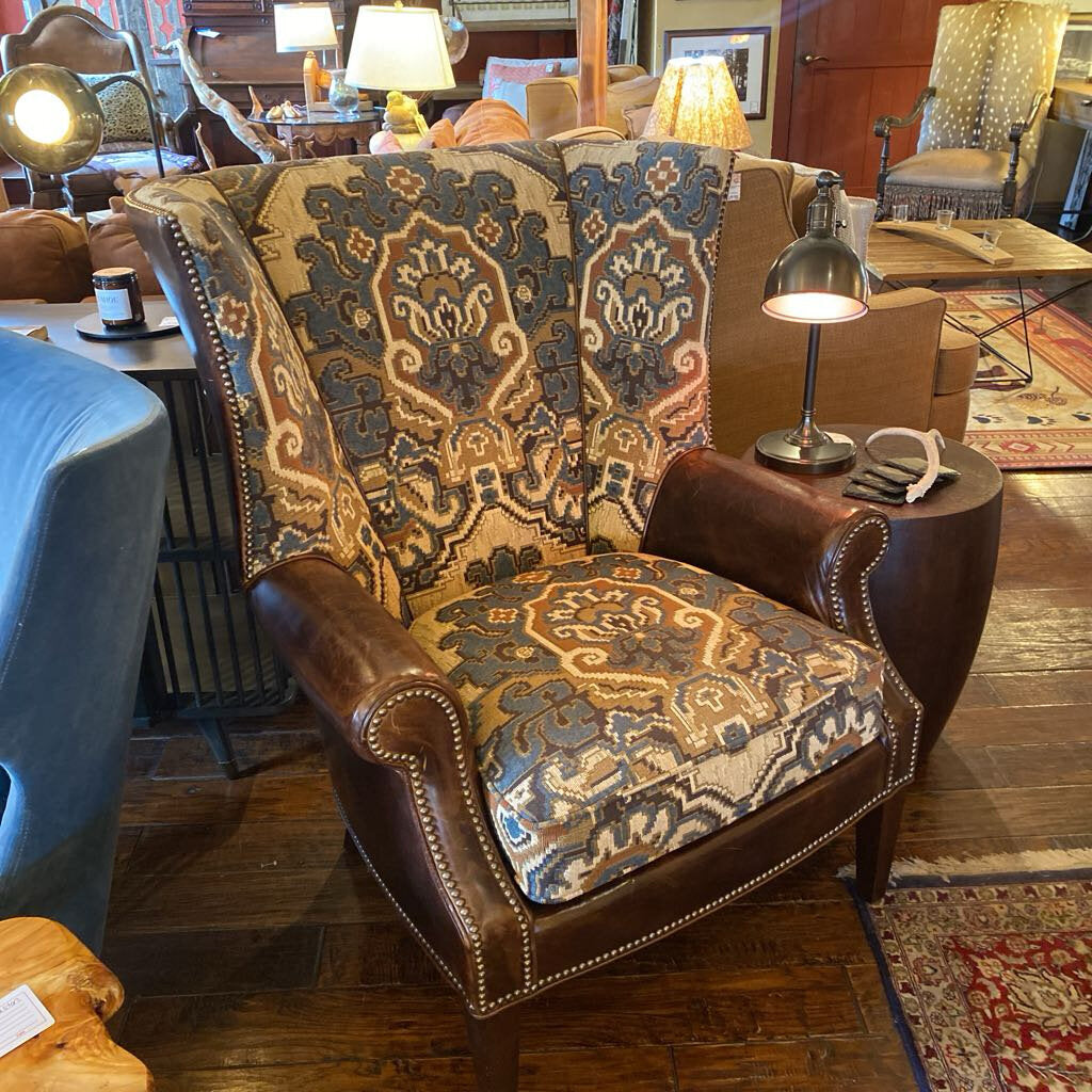 Lexington Marissa Leather Wing Chair