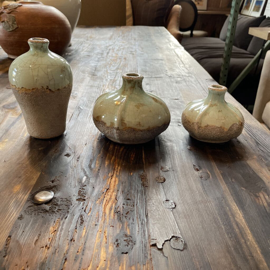 Distressed Terracotta Vase - Set of 3