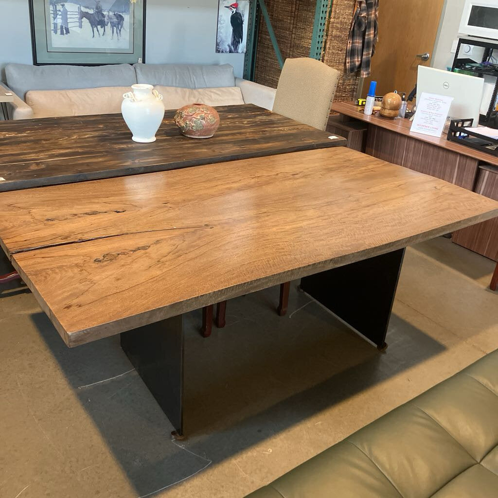 Slab Dining Table w/ Metal Base