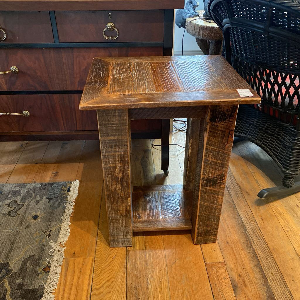 Rustic Teak Side Table