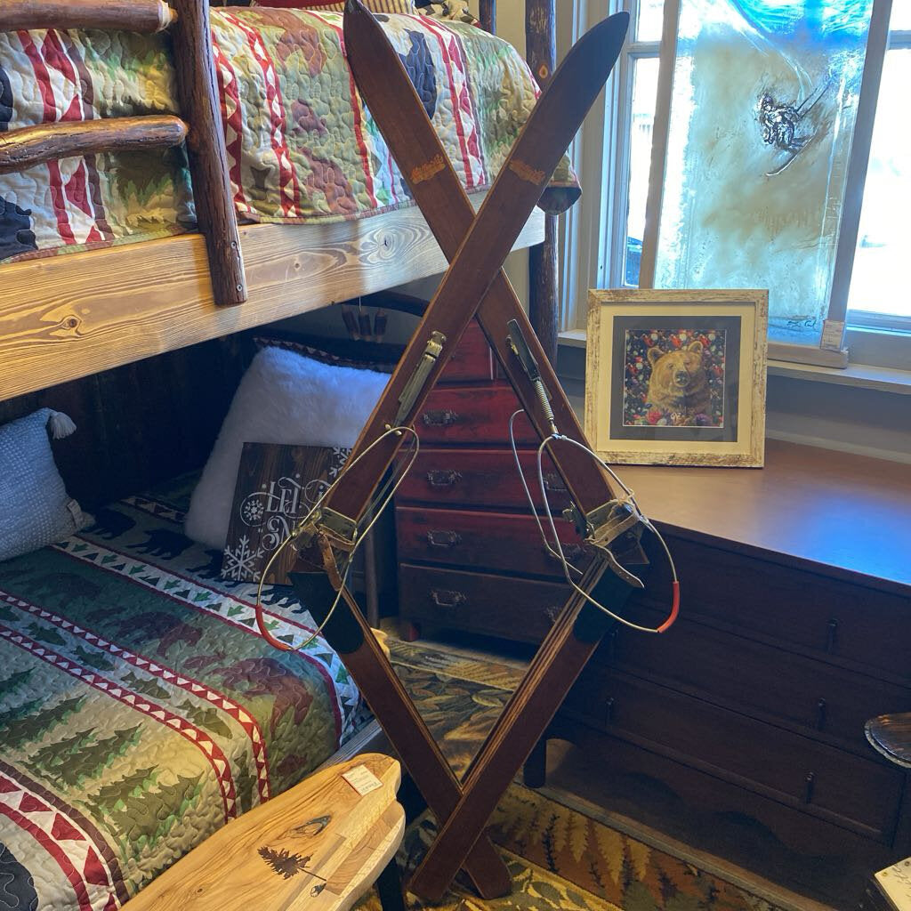 Vintage Ski Mirror