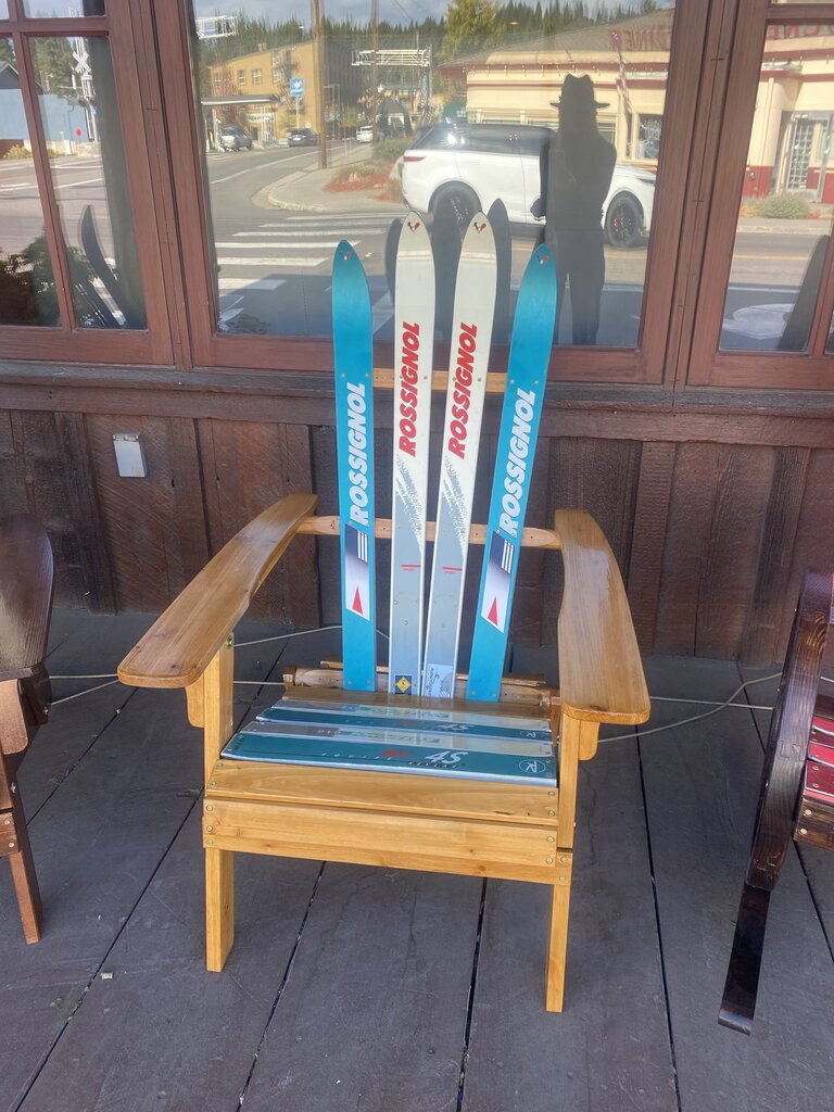 Custom Made Adirondack Rossignol Ski Chair