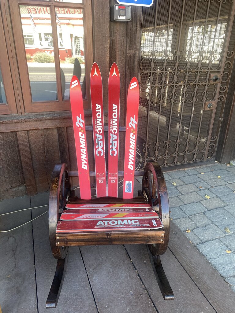 Custom Made Adirondack Atomic Ski Chair