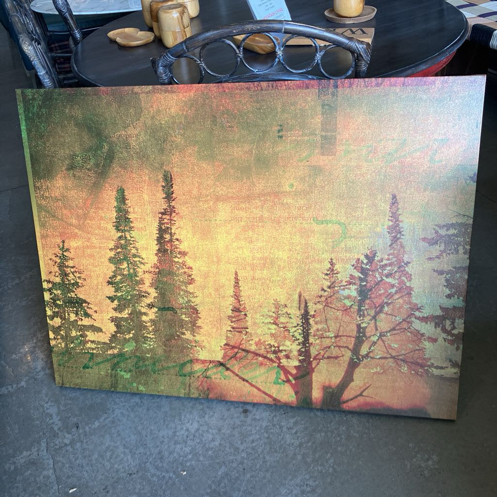 Shadow Of Trees Canvas