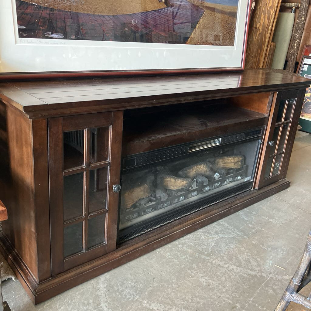 Tresanti Mayson TV Console w/ Electric Fireplace