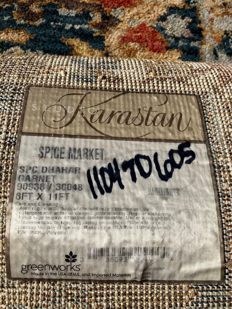Karastan Spice Market Dhahar Garnet 8x11 Rug