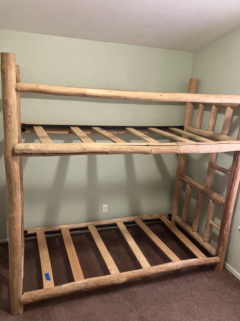 Lodge Pole Pine Twin Over Twin Bunk Bed