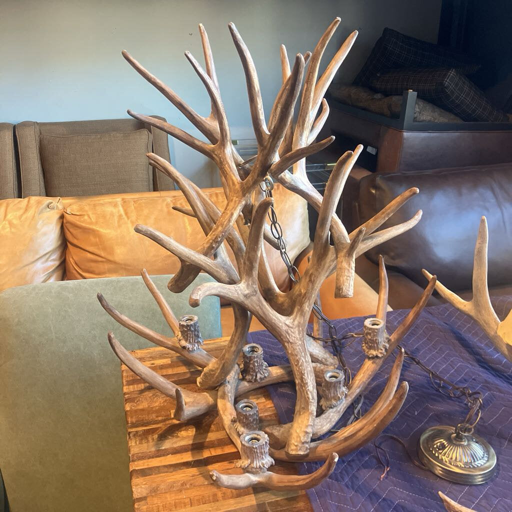 Faux Antler Chandelier
