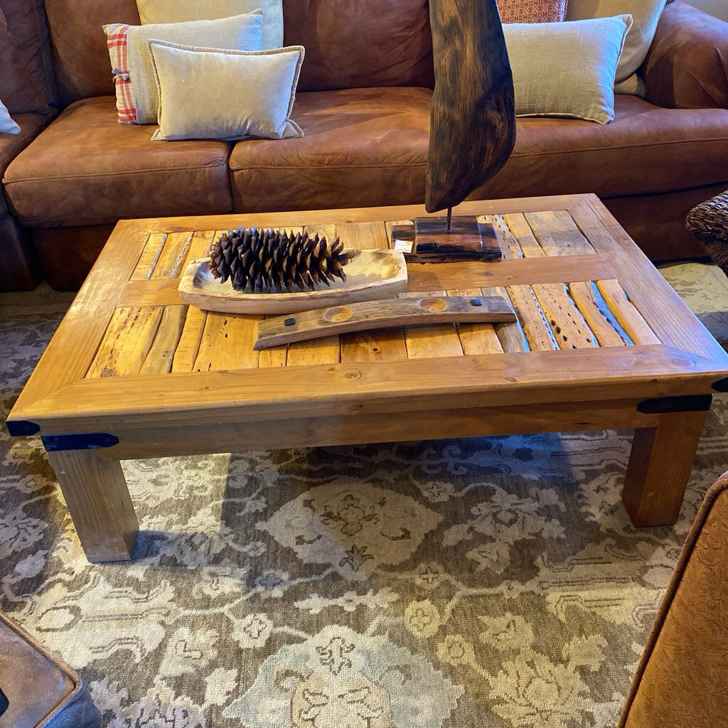 Rustic Wood Coffee Table