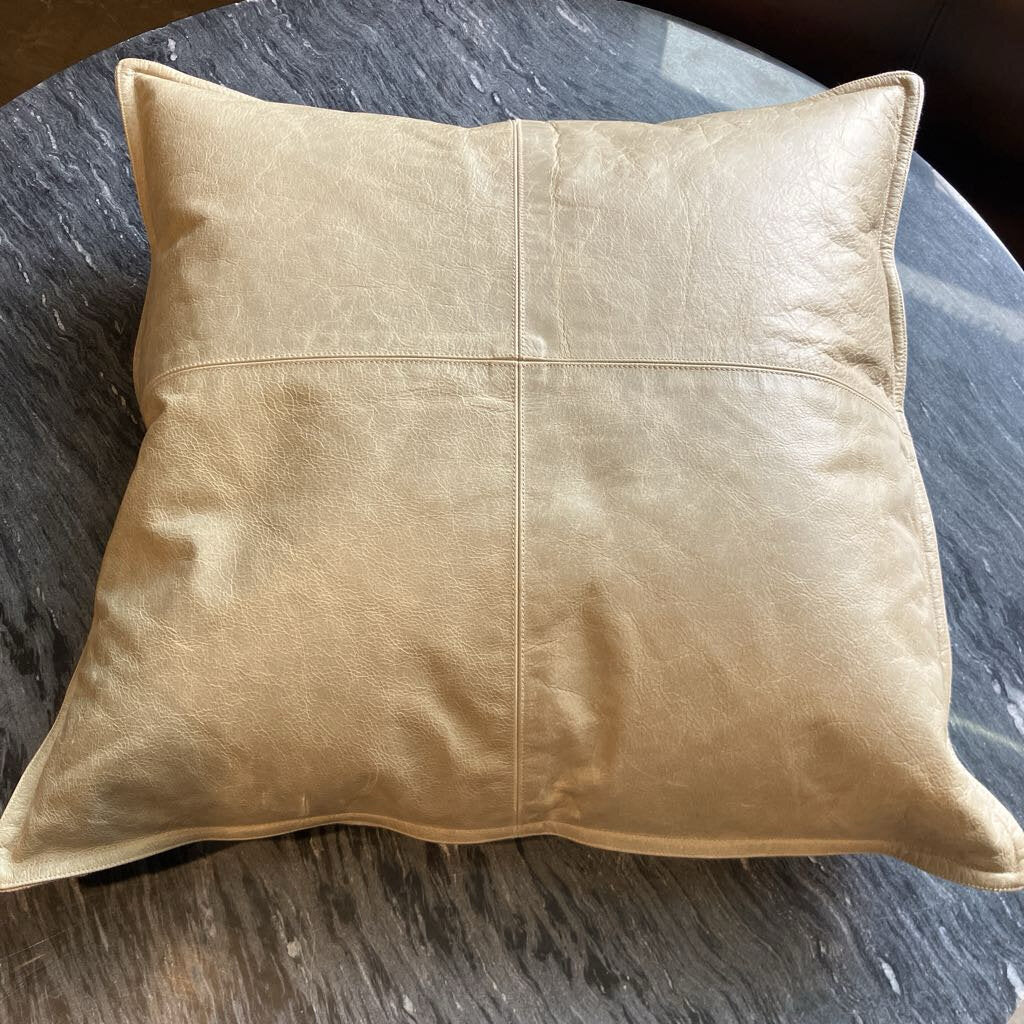 Eastern Accents 4 Quadrant Leather Pillow