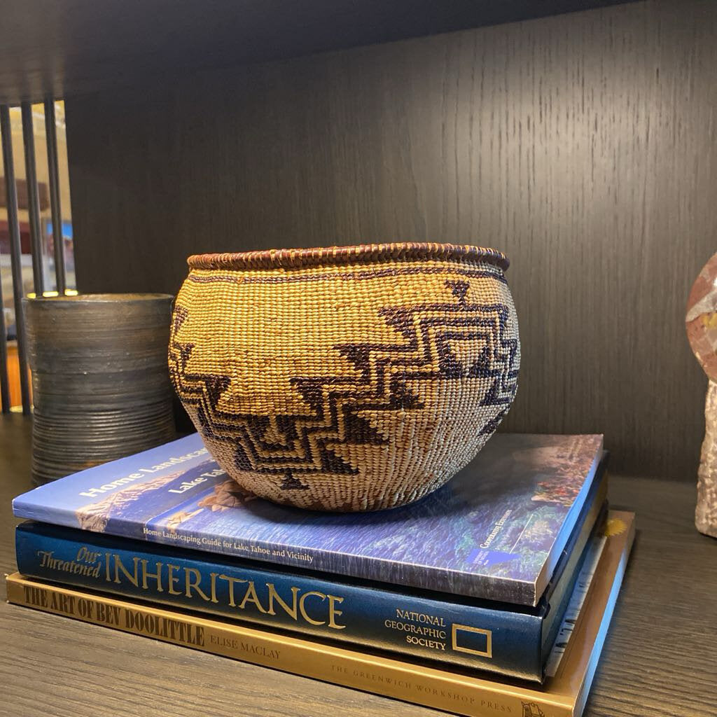 Vintage NE CA Pit River Indian Basket c1910